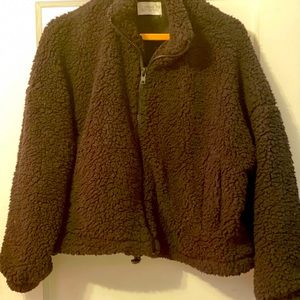 Urban Outfitters black Sherpa jacket